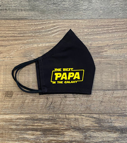 The Best Papa In The Galaxy Face Mask